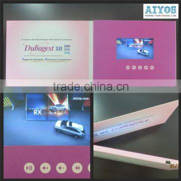 Shenzhen China Factory Paper Cover Lcd Video Brochure (2.4" to 10.1" Optional) photo-2