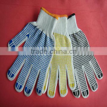 Gold Supplier of cheap white cotton gloves working safety glove