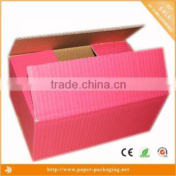 Colorful double wall corrugated box price