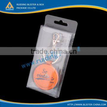 Transparent Plastic Keychain Packaging Box