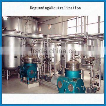 Full automatic crude sunflower seed oil refinery with low consumption