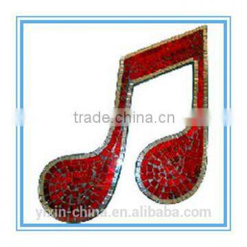 Decorative Note shapeMosaic Wall Mirror