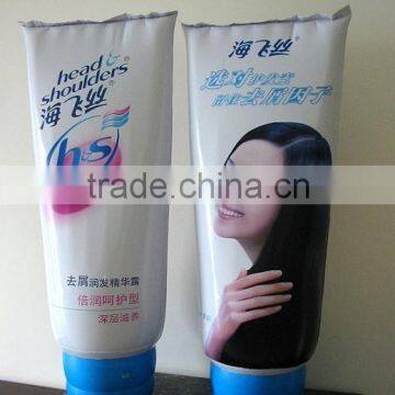 Inflatable cosmetics bottle for promotion , bottle balloon with logo printing for advertising