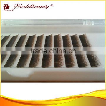 2014 OEM service colorful eyebrow new style korea material I curl and silky mink eyebrows extensions