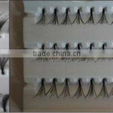 worldbeaut knotted and knotless cluster lashes extensions/push-up lashes /flare lashes/cluster lash extensions