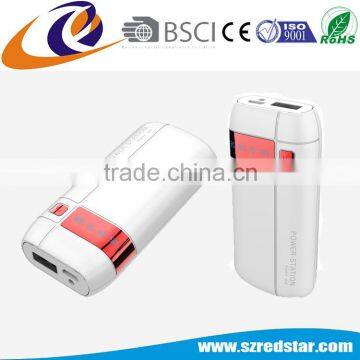 Shenzhen factory pass BSCI audit 5200mah battery mobile power bank charger