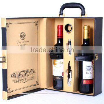 Accept custom design cheap wine box with high quality