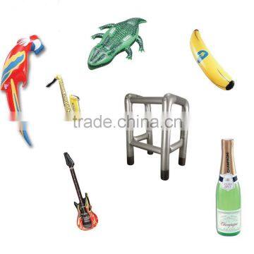 Inflatable Blow Up Toys Zimmer Frame Animals Guns Palm Trees Saxophones Guitars photo-3
