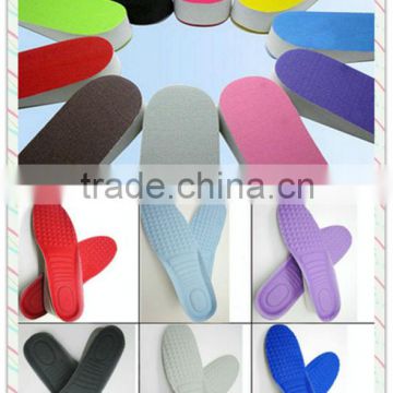 customized eva foam embossed shoe material