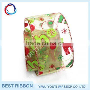 Best Prices Latest Christmas Printed Ribbon