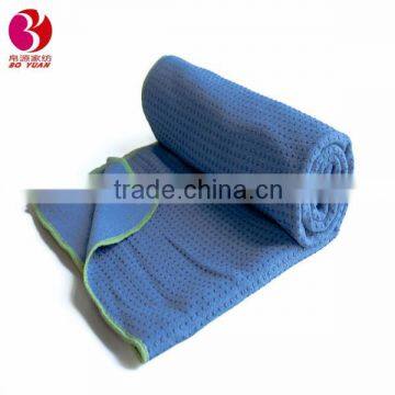 Quick dry mini travel towel with custom printing mesh bag