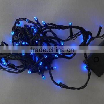 High quality dark green pvc wire blue LED string lights                        
                                                Quality Choice