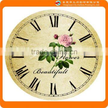 2015  china hot sale roman numerals clock face printing