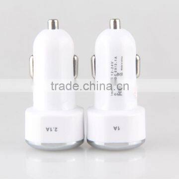 3.1A Dual USB Universal Car Charger with logo