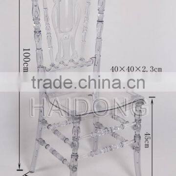 Silver Crystal Resin Royal Chair for Wedding photo-2