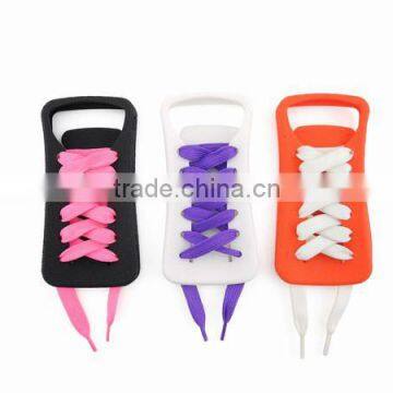 oval blank shoelace charm/shoelaces wihout hikies/alternative shoelace