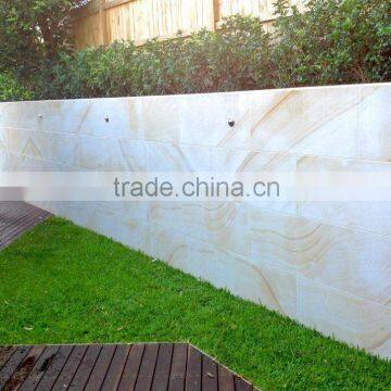 Good quality sandstone panel and tiles for wall decoration