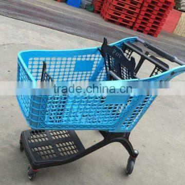 supermarket plastic basket shopping cart trolley