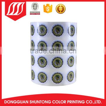 FSC certificate transparent pvc sticker