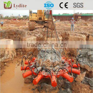 Roadway concrete pile breaker