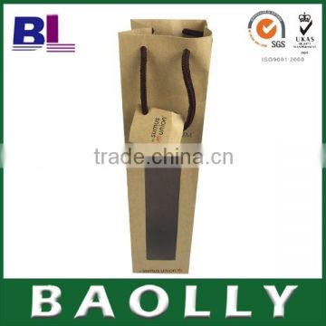 kraft paper bag with window b-l21312