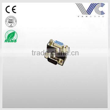 Frankever VGA female to male angle adaptert connector converter M F DVI-I