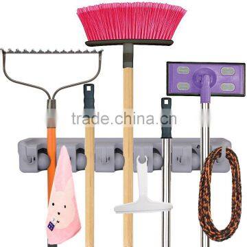 Mop and Broom Holder Magic Holder Mop Rack Tool Holder photo-4