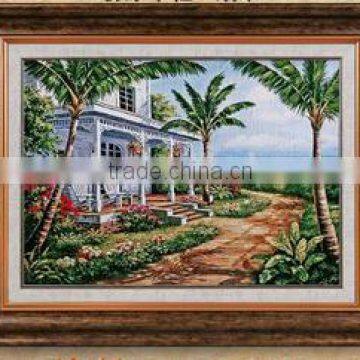 Home goods wall art canvas oil painting, jacquard weaving, waterproof