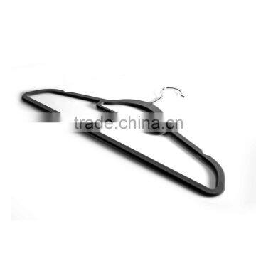 eco-friendly High quality Velvet hanger velvet FLOCKED clothes hanger