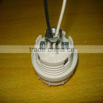 GU-24 lampholder with ring ( for gu-24 based cfl and led lamps)