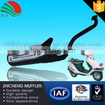 125CC Stainless Steel Motorcycle Scooter Chrome Silencer in Silencer Exhaust Muffler for Scooter