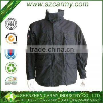 Stand Collar Zipper Front Fly Multi Pockets BDU Polyester Lining Alpine Mens M65 Air Field Winter Jacket