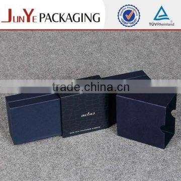 Deep Blue Handmade Factory Price Cardboard Empty Luxury Perfume Boxes photo-2