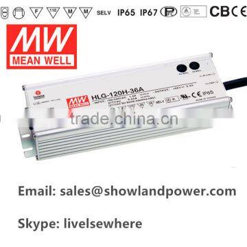 Mean Well HLG-120H Aluminum led driver,Power Supply SMPS