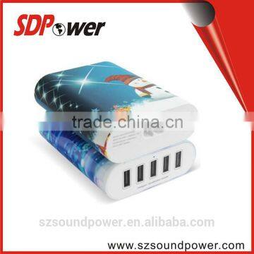 high quality 10A 5 port USB charger, 5USB charger, 5 USB CHARGER
