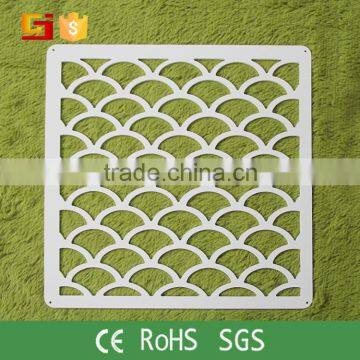 Square Chinese Wall Hanging Screen Modern Laser Cut Panel