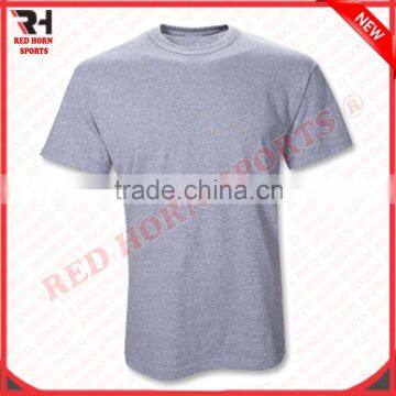 Men's Short Sleeves T-Shirt with Printing, Wholesale Plain Cheap T-Shirts, Cool Cotton T-Shirts