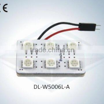 Auto Light Dome Lamp 6SMD led 5050 with CE