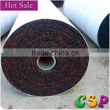 GYM Soundproof Odorless 6mm Rubber Flooring Roll