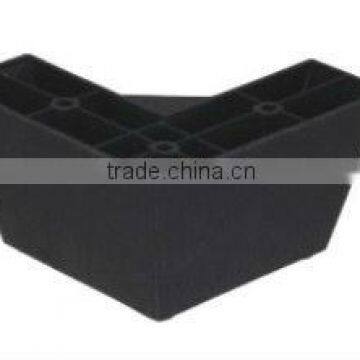 hot sales black, plastic sofa leg