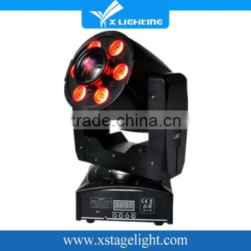 Spot Wash 2in1 1*30W White+6*8W RGBW LED Zoom Moving Head