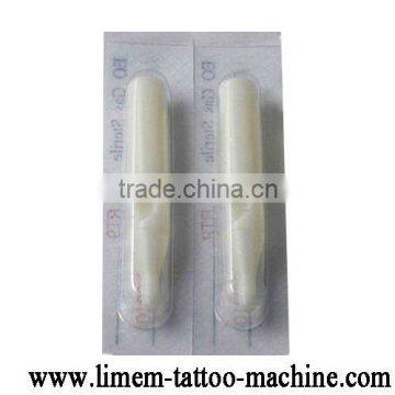 Disposable 1pc tattoo disposable tips,disposable tattoo tube with stainless tips