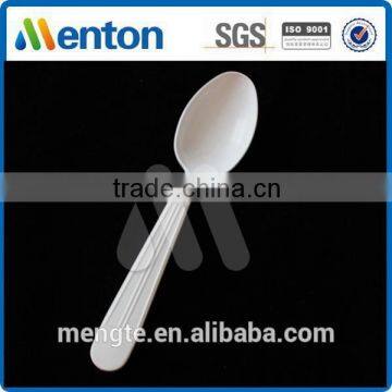 white plastic tea spoon wedding favors