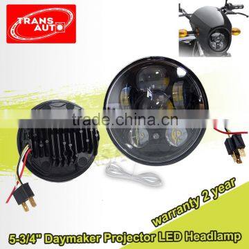 5.75 inch Black Headlight Harley Daymaker LED Headlamp For V-ROD SPORTSTER DYNA SOFTAIL