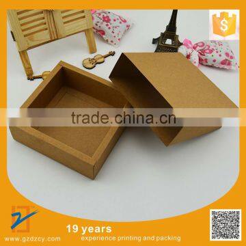 20pcs 15*15*5cm DIY Blank Kraft Paper Packing Box Small Storage / Jewelry / Candy / Watch Box, Free Shipping