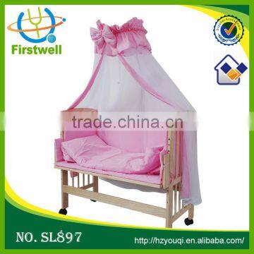 Eco-Friendly sales Timber Baby cot