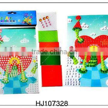 Intelligent puzzle,DIY 4D jigsaw paper puzzle toy