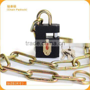 Bicycle anti-theft chain lock