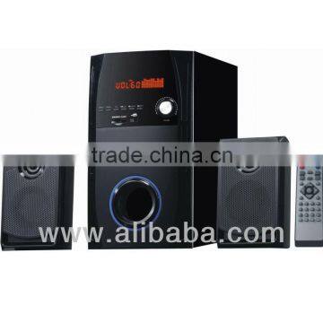2.1 active multimedia speakers, 2.1 speaker with SD/USB/FM and remote (YX-339)