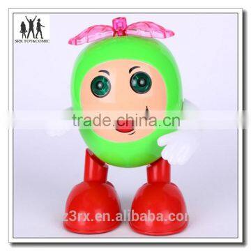 Electronic Dancing Peach Musical baby toys kids, professional create electronic dancing figure